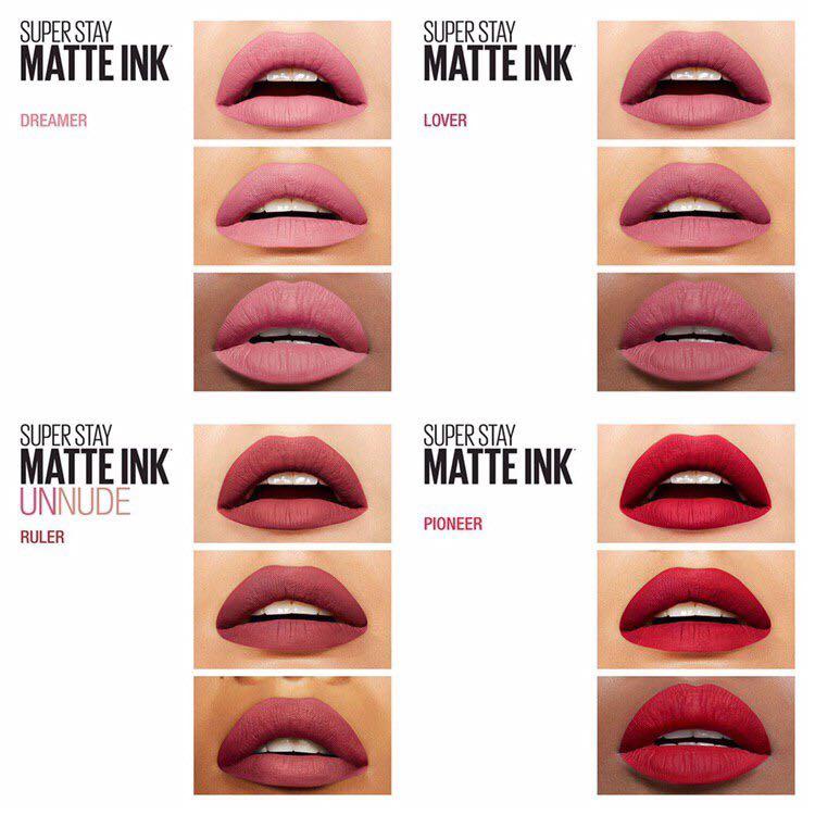 Maybelline Super Stay Matte Ink Lip Color, Long-Lasting, Flawless Matte Finish