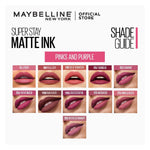 Maybelline Super Stay Matte Ink Lip Color, Long-Lasting, Flawless Matte Finish