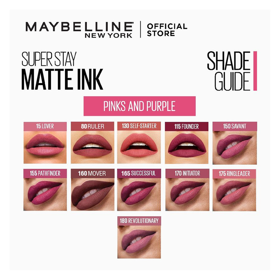 Maybelline Super Stay Matte Ink Lip Color, Long-Lasting, Flawless Matte Finish