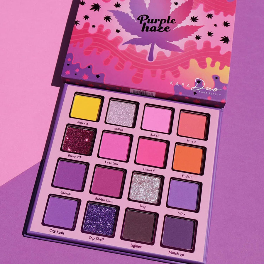 Kara Beauty Eyeshadow Palette 12.8g | Ramfa Beauty #color_Purple Haze ES085