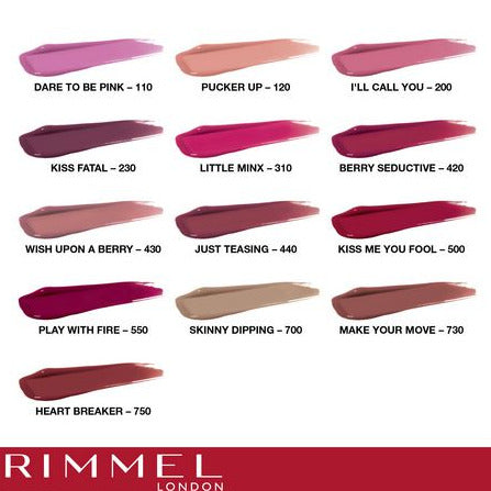 Rimmel Provocalips 16HR Kissproof Lip Colour 2 Step7ml, Kiss Proof, Transfer Proof, Food Proof