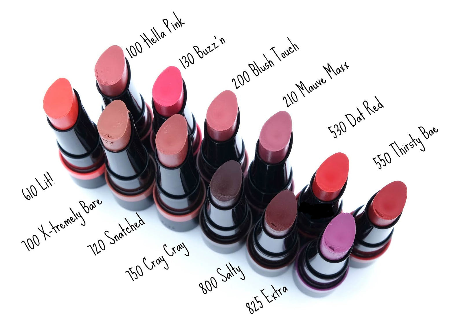 Rimmel Lasting Finish Extreme Lipstick 2.3g, Long-Lasting, Bold Color