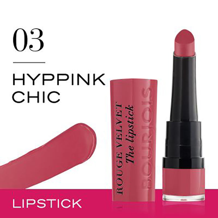 Bourjois Rouge Velvet Lipstick | Ramfa Beauty #color_03 Hyppink Chic