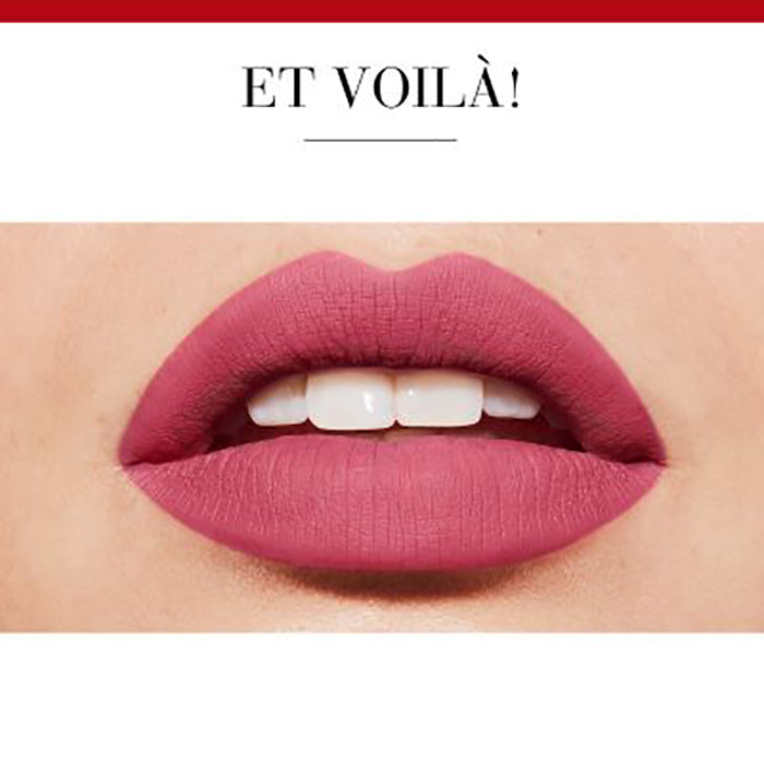 Bourjois Rouge Velvet Lipstick 0.085oz 2.4g Hydrating Matte Lipcolor #color_04 Hip Hip Pink