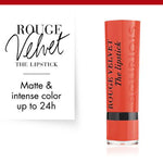 Bourjois Rouge Velvet Lipstick 0.085oz 2.4g Hydrating Matte Lipcolor #color_06 Abrico Dabra