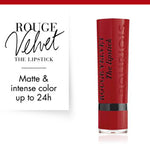 Bourjois Rouge Velvet Lipstick 0.085oz 2.4g Hydrating Matte Lipcolor #color_11 Berry Formidable