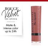 Bourjois Rouge Velvet Lipstick 0.085oz 2.4g Hydrating Matte Lipcolor #color_13 Nohalicious