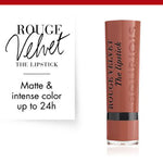 Bourjois Rouge Velvet Lipstick 0.085oz 2.4g Hydrating Matte Lipcolor #color_16 Carmelody