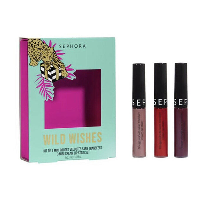 Sephora Wild Wishes 3 Mini Cream Lip Stain Set | Ramfa Beauty 