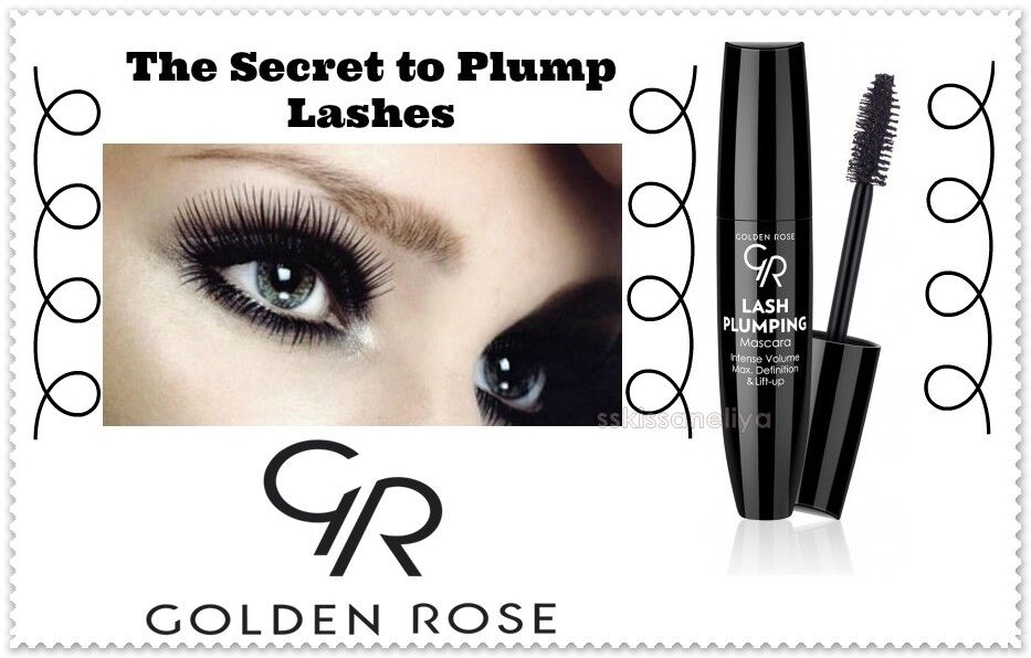 Golden Rose Lash Plumping Mascara | Ramfa Beauty #color_Black