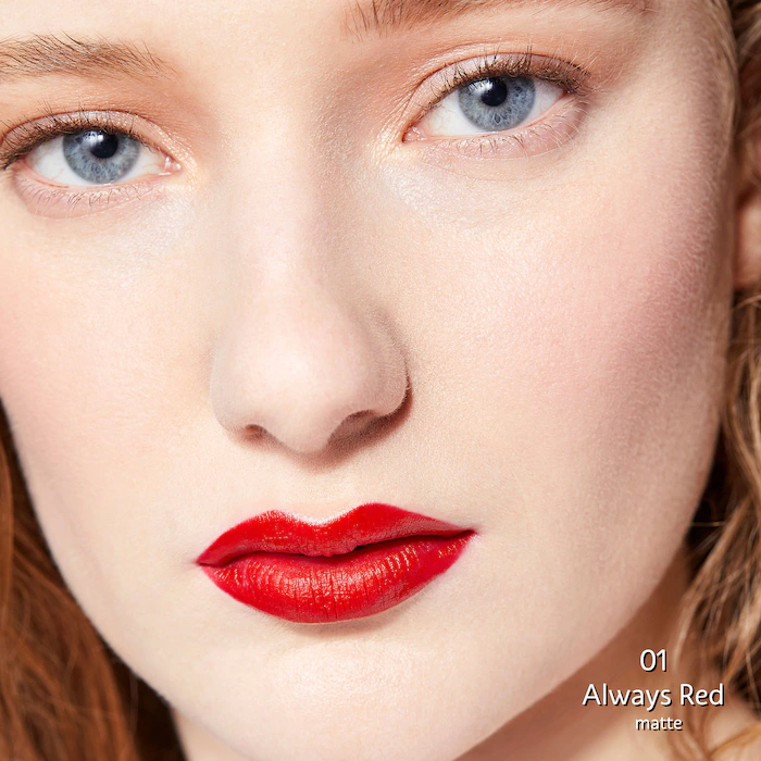 Sephora Cream Lip Stain Liquid Lipstick | Ramfa Beauty #color_01 Always Red