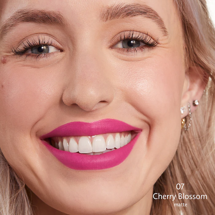 Sephora Cream Lip Stain Liquid Lipstick | Ramfa Beauty #color_07 Cherry Blossom