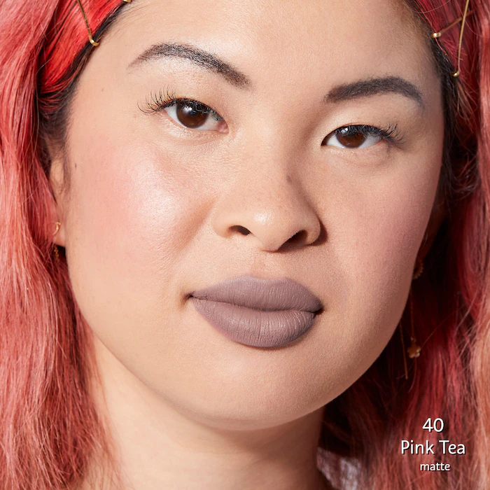 Sephora Cream Lip Stain Liquid Lipstick | Ramfa Beauty #color_40 Pink Tea